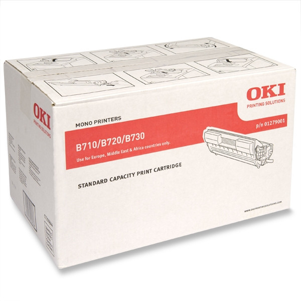 OKI 01279001 toner czarny, oryginalny 01279001 036106 - 1