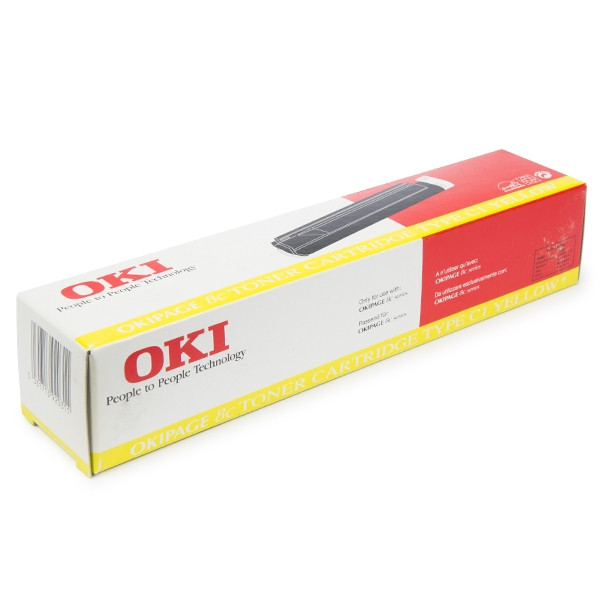 OKI 41012306 toner żółty, oryginalny 41012306 035584 - 1