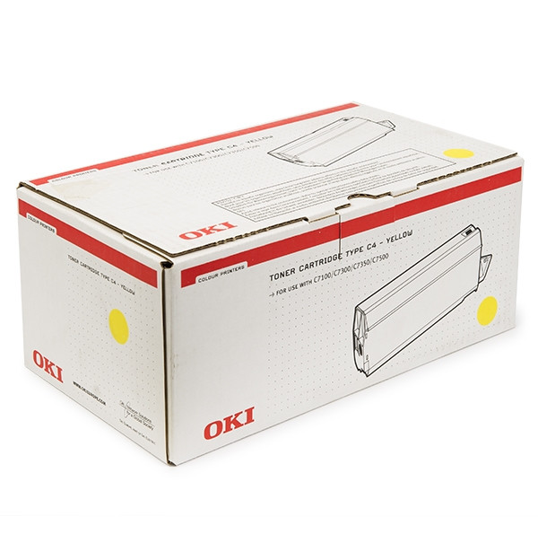 OKI 41963005 toner żółty, oryginalny 41963005 035652 - 1