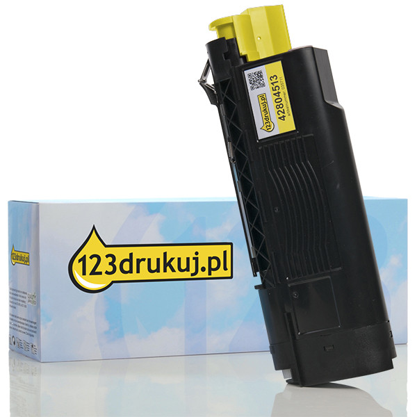 OKI 42804513 toner żółty, wersja 123drukuj 42804513C 035711 - 1