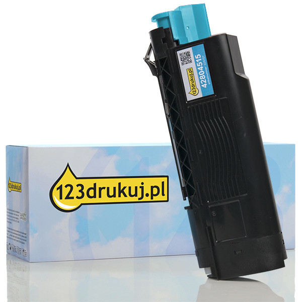 OKI 42804515 toner niebieski, wersja 123drukuj 42804515C 035707 - 1