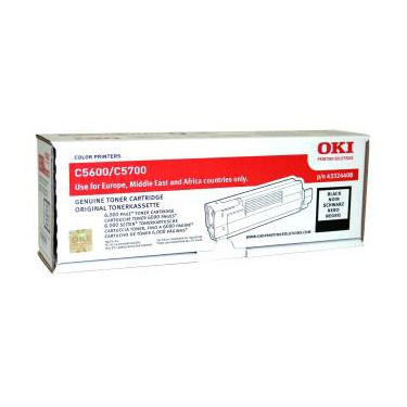 OKI 43324408 toner czarny, oryginalny 43324408 035828 - 1