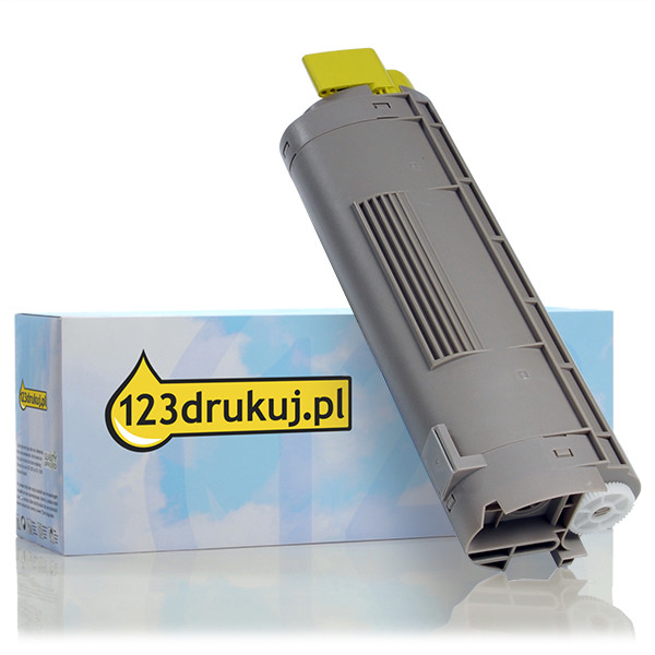 OKI 43324421 toner żółty, wersja 123drukuj 43324421C 035851 - 1