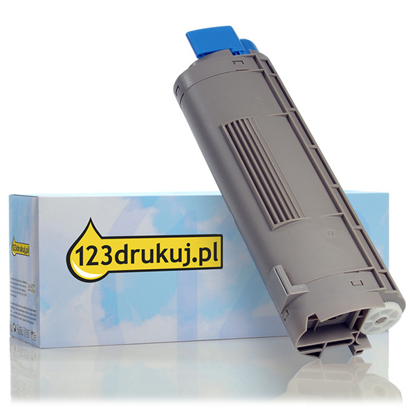 OKI 43381907 toner niebieski, wersja 123drukuj 43381907C 035831 - 1