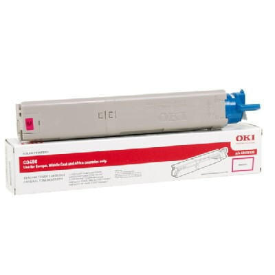 OKI 43459330 toner czerwony, oryginalny, zwiększona pojemność 43459330 035948 - 1