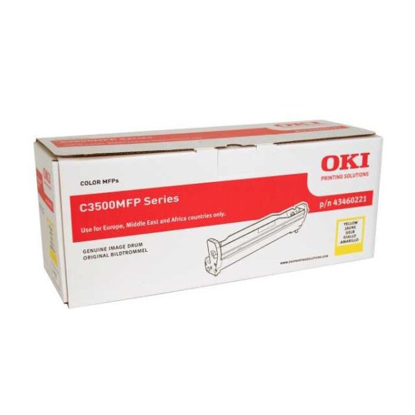 OKI 43460221 bęben światłoczuły / drum żółty, oryginalny 43460221 035922 - 1