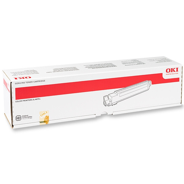 OKI 43837129 toner żółty, oryginalny 43837129 042580 - 1