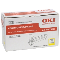 OKI 43870021 bęben/drum żółty, oryginalny 43870021 035988