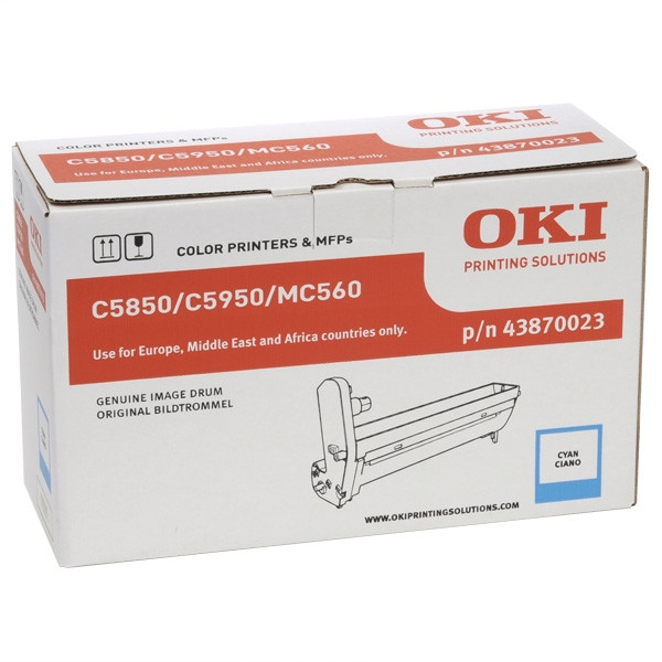 OKI 43870023 bęben/drum niebieski, oryginalny 43870023 035992 - 1