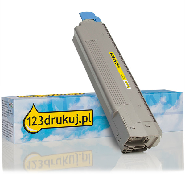 OKI 44059105 toner żółty, wersja 123drukuj 036031 - 1