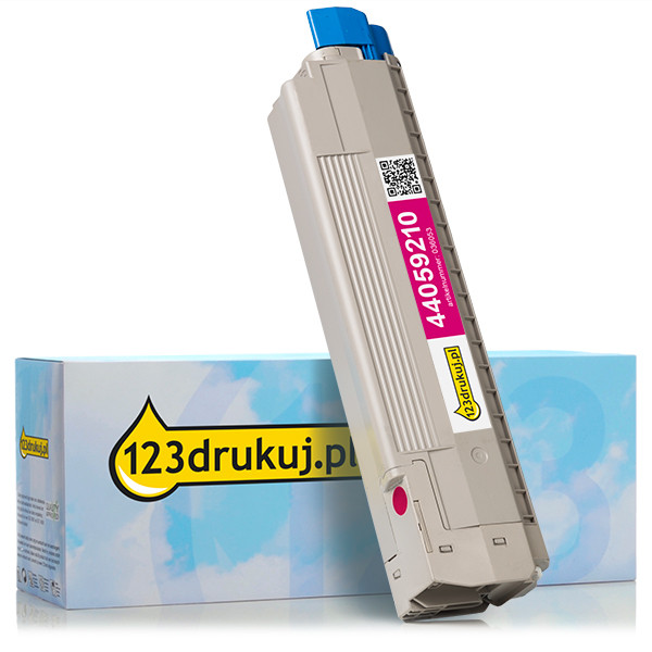 OKI 44059210 toner czerwony, wersja 123drukuj 44059210C 036053 - 1