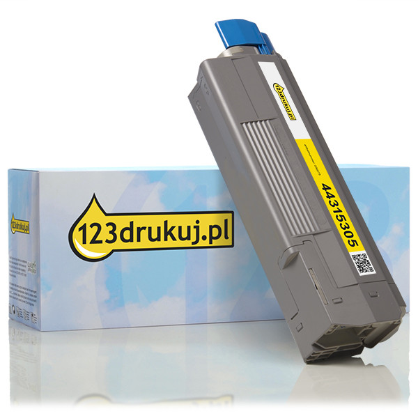 OKI 44315305 toner żółty, wersja 123drukuj 44315305C 036075 - 1