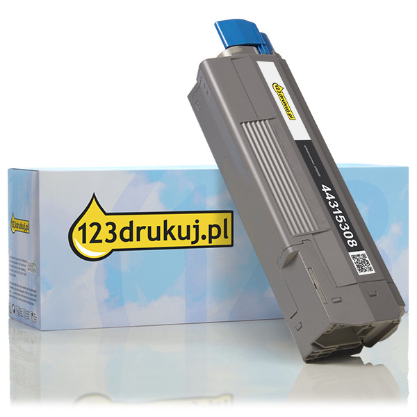 OKI 44315308 toner czarny, wersja 123drukuj 44315308C 036069 - 1