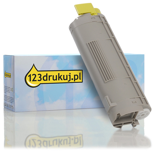 OKI 44318605 toner żółty, wersja 123drukuj 44318605C 036091 - 1