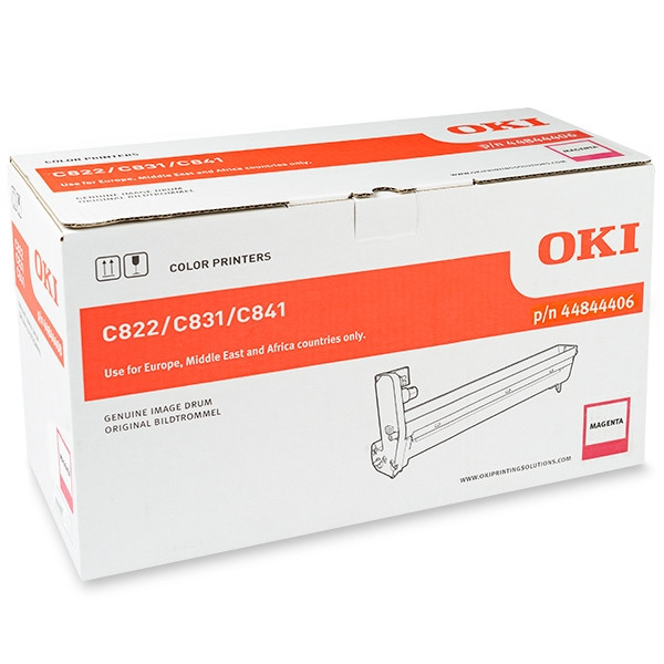 OKI 44844406 bęben / drum czerwony, oryginalny 44844406 042640 - 1