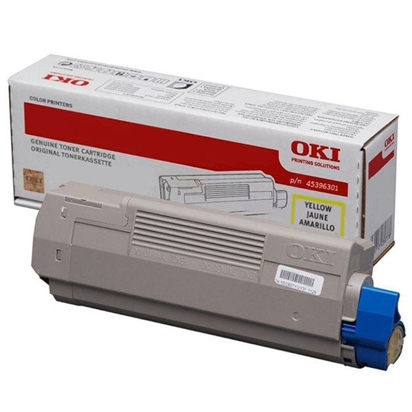 OKI 45396301 toner żółty, oryginalny 45396301 036118 - 1