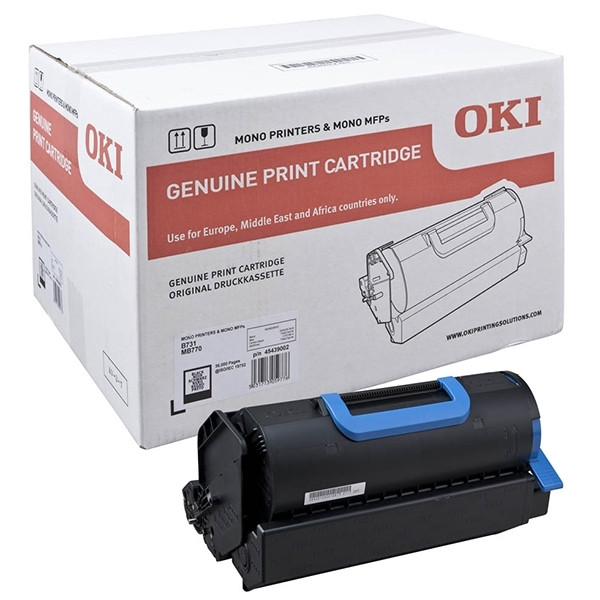 OKI 45439002 toner czarny, zwiększona pojemność, oryginalny 45439002 036144 - 1