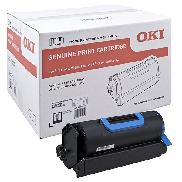 OKI 45488802 toner czarny, oryginalny 45488802 036142 - 1