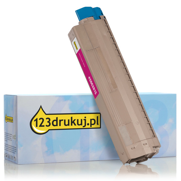 OKI 45862815 toner czerwony, zwiększona pojemność, wersja 123drukuj 45862815C 042719 - 1