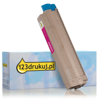 OKI 45862815 toner czerwony, zwiększona pojemność, wersja 123drukuj 45862815C 042719