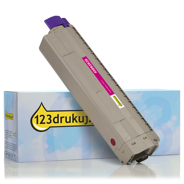 OKI 45862838 toner czerwony, wersja 123drukuj 45862838C 042711 - 1