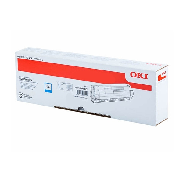 OKI 45862839 toner niebieski, oryginalny 45862839 042708 - 1