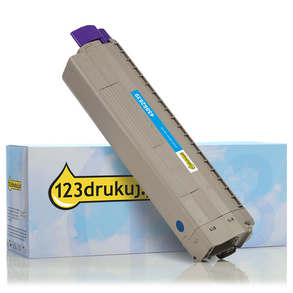 OKI 45862839 toner niebieski, wersja 123drukuj 45862839C 042709 - 1