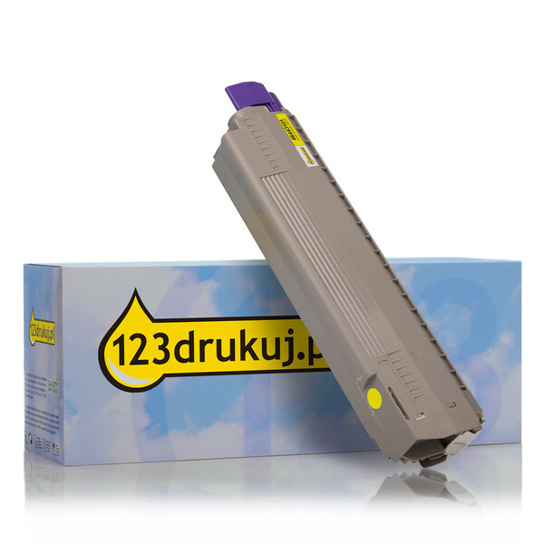 OKI 46443101 toner żółty, zwiększona pojemność, wersja 123drukuj 46443101C 036191 - 1