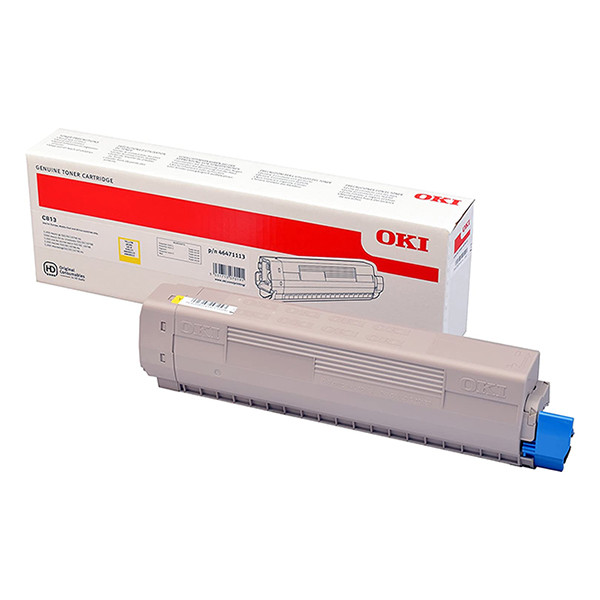 OKI 46471113 toner żółty, oryginalny 46471113 042742 - 1