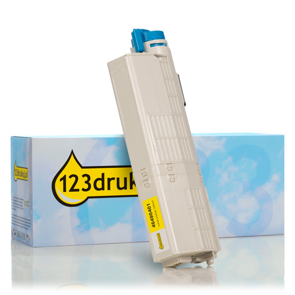 OKI 46490401 toner żółty, wersja 123drukuj 46490401C 036155 - 1