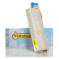 OKI 46490605 toner żółty, wersja 123drukuj 46490605C 036163