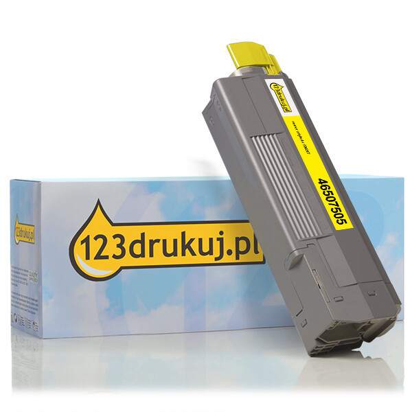 OKI 46507505 toner żółty, wersja 123drukuj 46507505C 036207 - 1