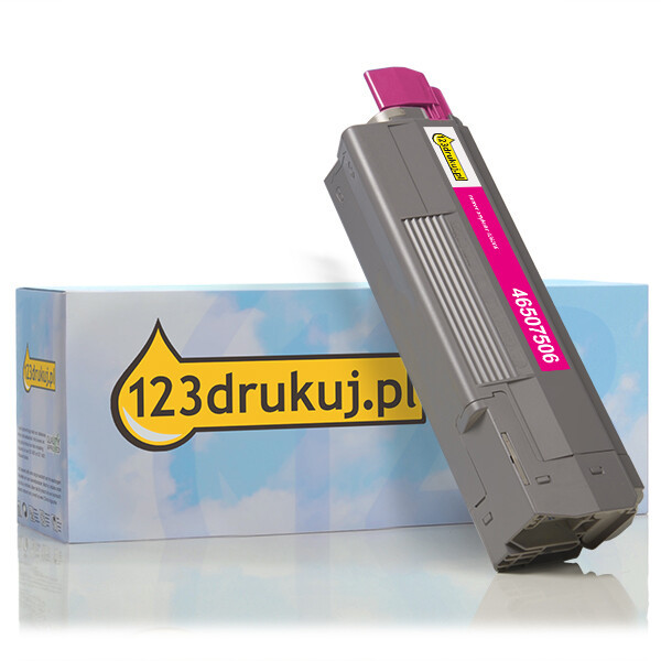 OKI 46507506 toner czerwony, wersja 123drukuj 46507506C 036205 - 1