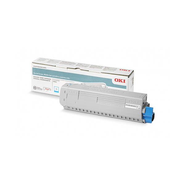OKI 46861327 toner niebieski, oryginalny 042986 - 1