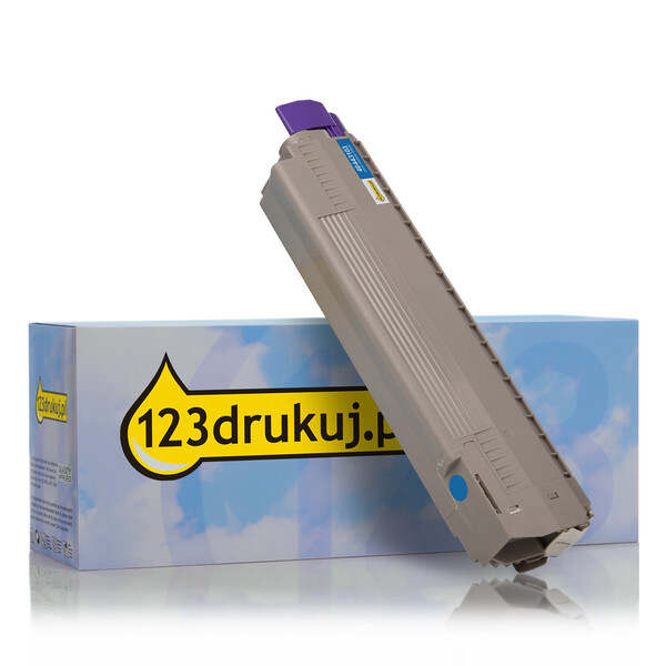 OKI 47095703 toner niebieski, wersja 123drukuj 47095703C 042761 - 1