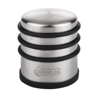 Odbojnik do drzwi 1 kg chrom/czarny - model wysoki, 123drukuj 300993