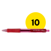 Oferta: 10x długopis żelowy czerwony 123drukuj 301168 - 1