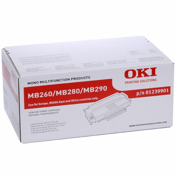 Oki 01239901 toner czarny, oryginalny 01239901 036058 - 1