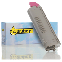 Oki 43865722 toner czerwony, wersja 123drukuj