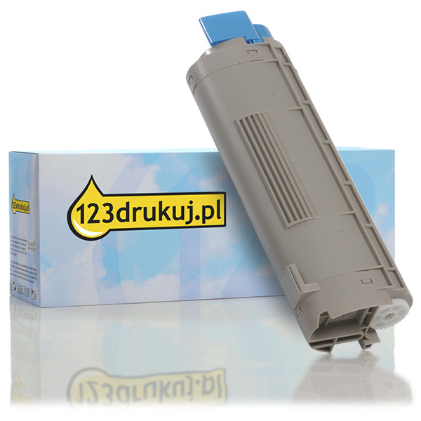 Oki 43865723 toner niebieski, wersja 123drukuj 43865723C 035985 - 1