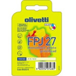 Olivetti B0203K (FPJ 27) trójkolorowy tusz foto, oryginalny 042290 - 1