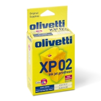 Olivetti B0218R (XP 02) tusz trójkolorowy, zwiększona pojemność, oryginalny B0218R 042310