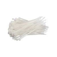 Opaska zaciskowa 100 x 2,5 mm biała (100 sztuk) 123drukuj 302425