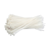 Opaska zaciskowa 200 x 4,8 mm biała (100 sztuk) 123drukuj 302429 - 1