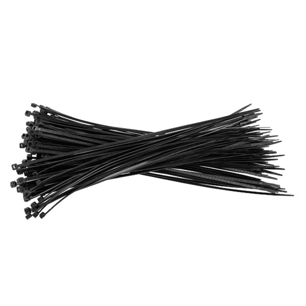 Opaska zaciskowa 300 x 3,6 mm czarna (100 sztuk) 123drukuj 301940 - 1