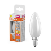 Żarówka E14 LED Osram | świeca B35 | matowa | ściemnialna | 2700K | 1,8 W (25 W) LOS01849