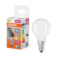 Żarówka E14 LED Osram | kula P45 | matowa | ściemnialna | 2700K | 3,4 W (40 W) LOS01881