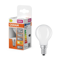 Żarówka E14 LED Osram | kula P45 | matowa | 2700K | 1,8 W (25 W) LOS01901
