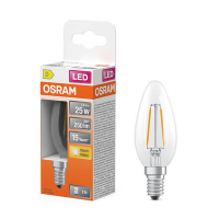 Żarówka E14 filamentowa LED Osram | świeca B35 | 2700K | 1,8 W (25 W) LOS01857