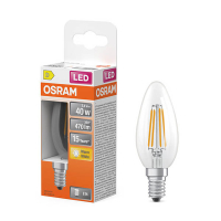 Żarówka E14 filamentowa LED Osram | świeca B35 | 2700K | 3,4 W (40 W) LOS01859